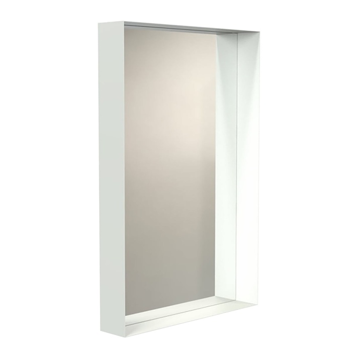 FROST Spiegel 4128 UNU 90x60cm weiß mit Ablage