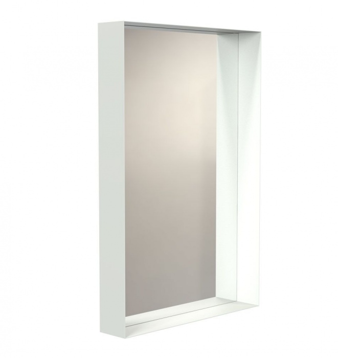 FROST Spiegel 4128 UNU 90x60cm weiß mit Ablage