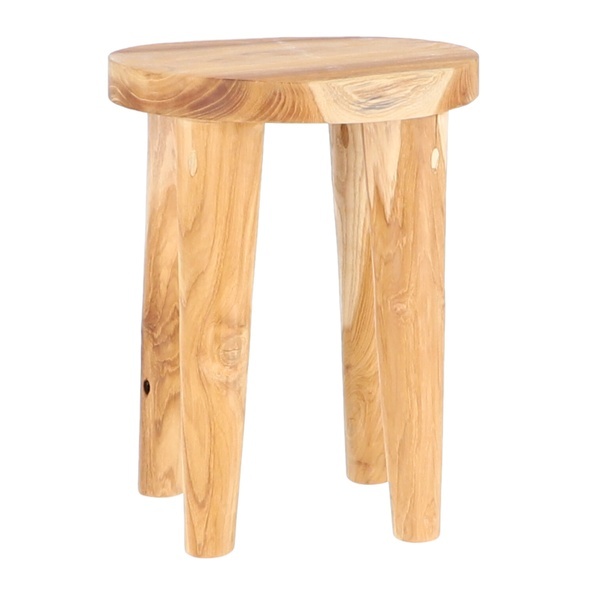 Jan Kurtz Teak Hocker/Beistelltisch Elephant rund