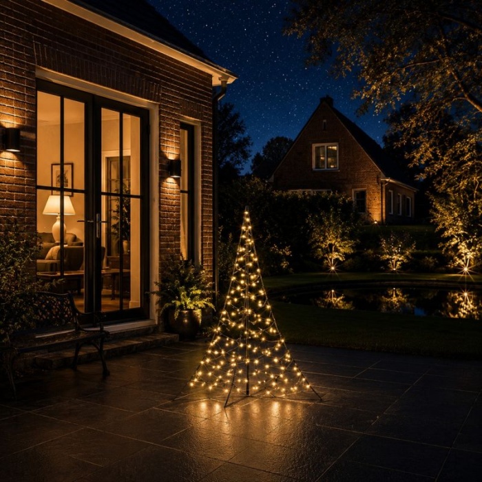 Fairybell Premium 2 Meter 256 LED Inklusive Mast