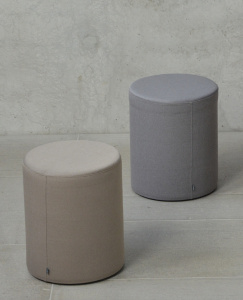 Jan Kurtz Rondo Sitzpouf Höhe 48 cm